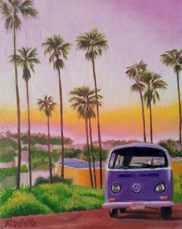 Lavender VW Bus in the Valley thumb