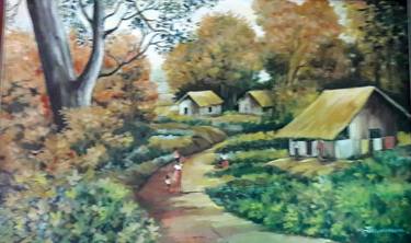 Original Realism Culture Paintings by W A Jayaratne