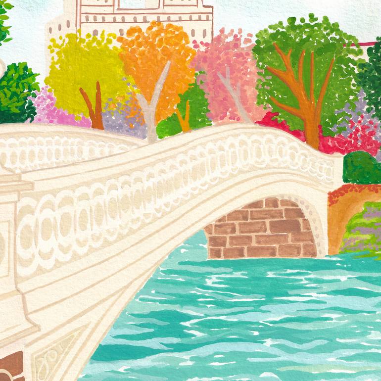 Original Illustration Travel Painting by Zachy Studio