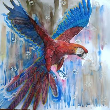 Original Illustration Animal Mixed Media by Magda Galeazzi