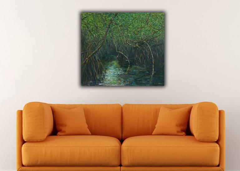 Original Impressionism Nature Painting by Inaje Dilshan Fernando