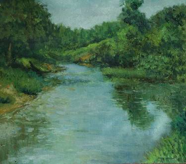 Print of Impressionism Water Paintings by Inaje Dilshan Fernando