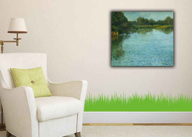 Original Impressionism Water Painting by Inaje Dilshan Fernando