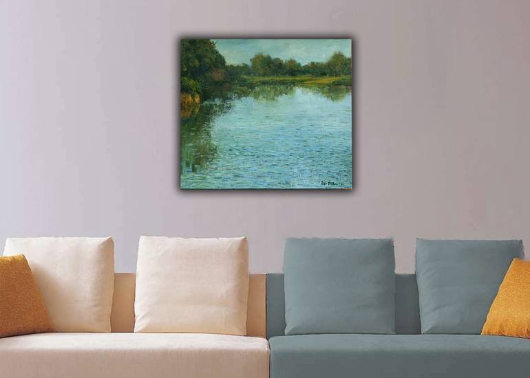 Original Impressionism Water Painting by Inaje Dilshan Fernando