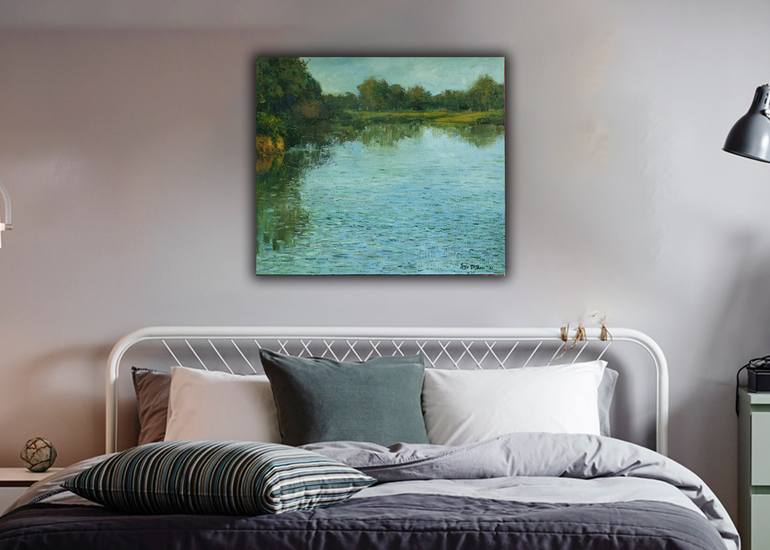 Original Impressionism Water Painting by Inaje Dilshan Fernando