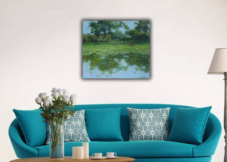 Original Impressionism Nature Painting by Inaje Dilshan Fernando