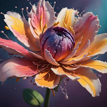 Print of Floral Digital by Sappire VD