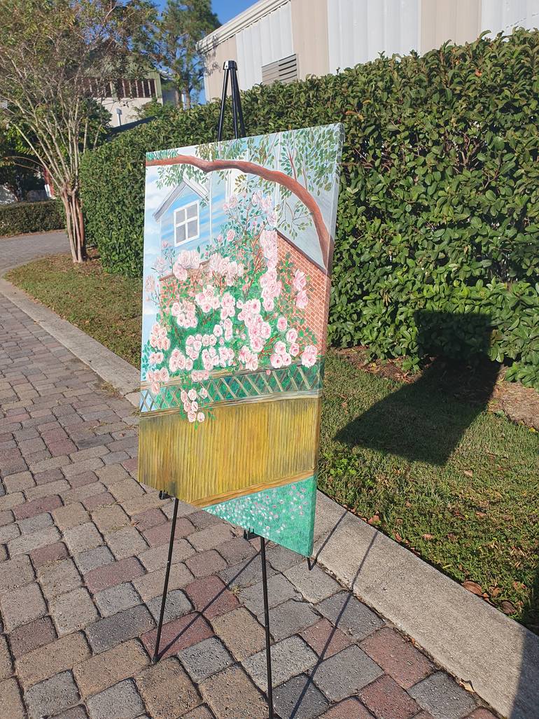 Original Contemporary Floral Painting by Ekaterina Nichubai Shpekht