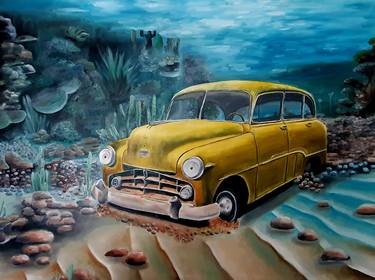 Print of Documentary Car Paintings by Ekaterina Nichubai Shpekht
