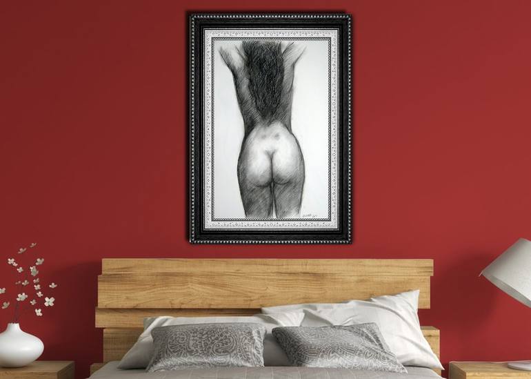 Original Realism Nude Painting by Wasantha Namaskara