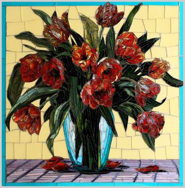 Original Fine Art Floral Mixed Media by Sandra Bryant