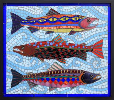 Original Fish Mixed Media by Sandra Bryant