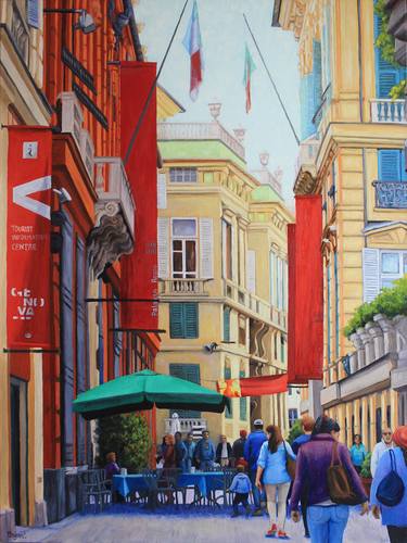 Original Cities Paintings by Sandra Bryant