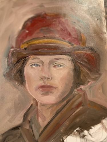 Original Portraiture Women Paintings by Bobbie Fertig