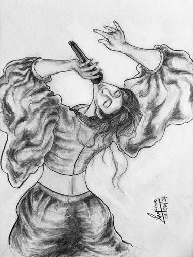 Original Black & White Music Drawings by Suparno kumar Dasgupta