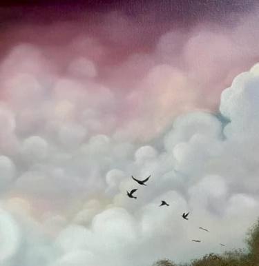 Print of Surrealism Landscape Paintings by Laura Blue Palmer