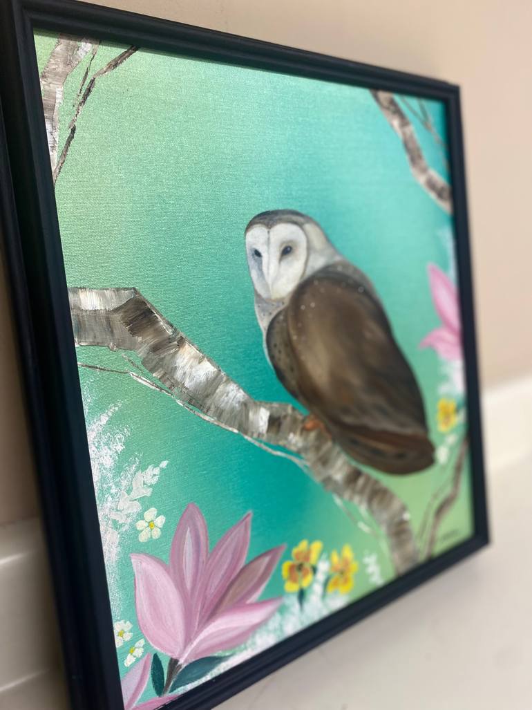 Original Contemporary Animal Painting by Laura Blue  Palmer