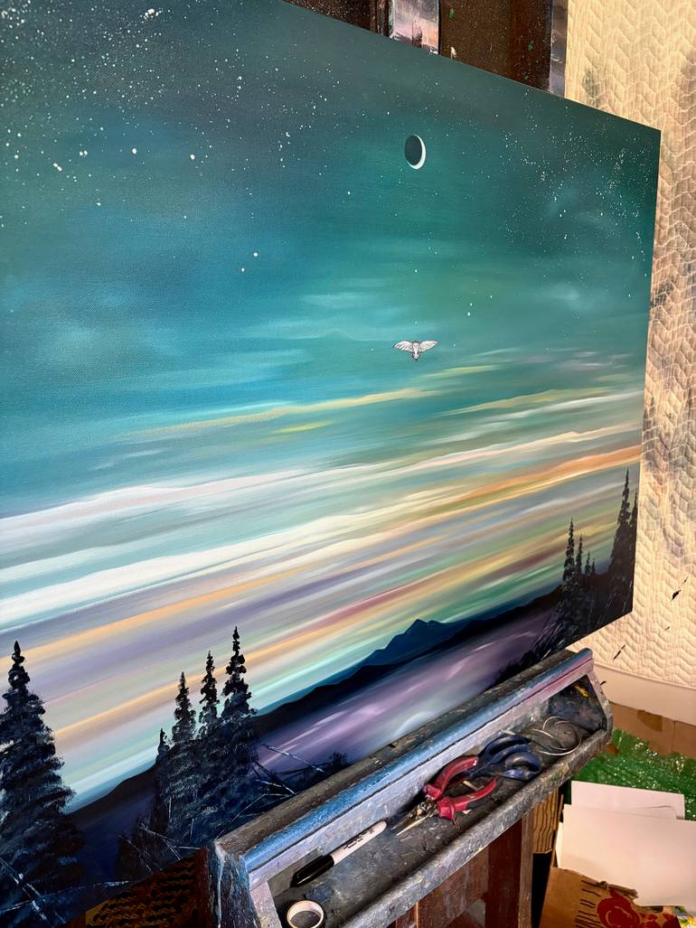 Original Contemporary Landscape Painting by Laura Blue  Palmer