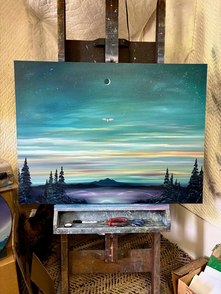 Original Contemporary Landscape Painting by Laura Blue  Palmer