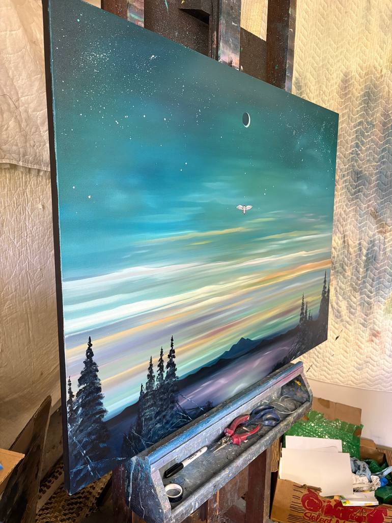 Original Contemporary Landscape Painting by Laura Blue  Palmer
