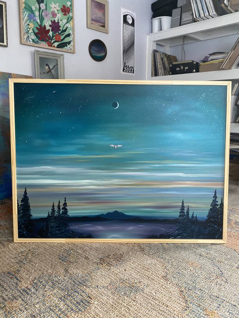 Original Contemporary Landscape Painting by Laura Blue  Palmer