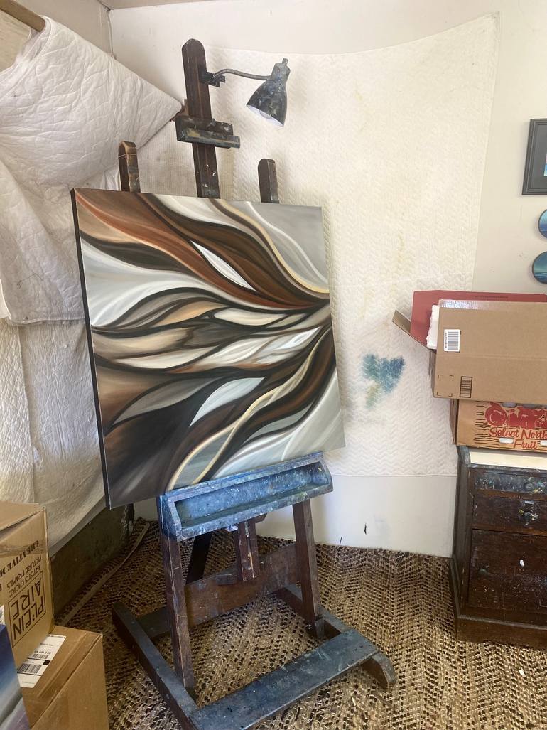 Original Conceptual Abstract Painting by Laura Blue  Palmer