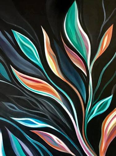 Original Abstract Nature Paintings by Laura Blue Palmer