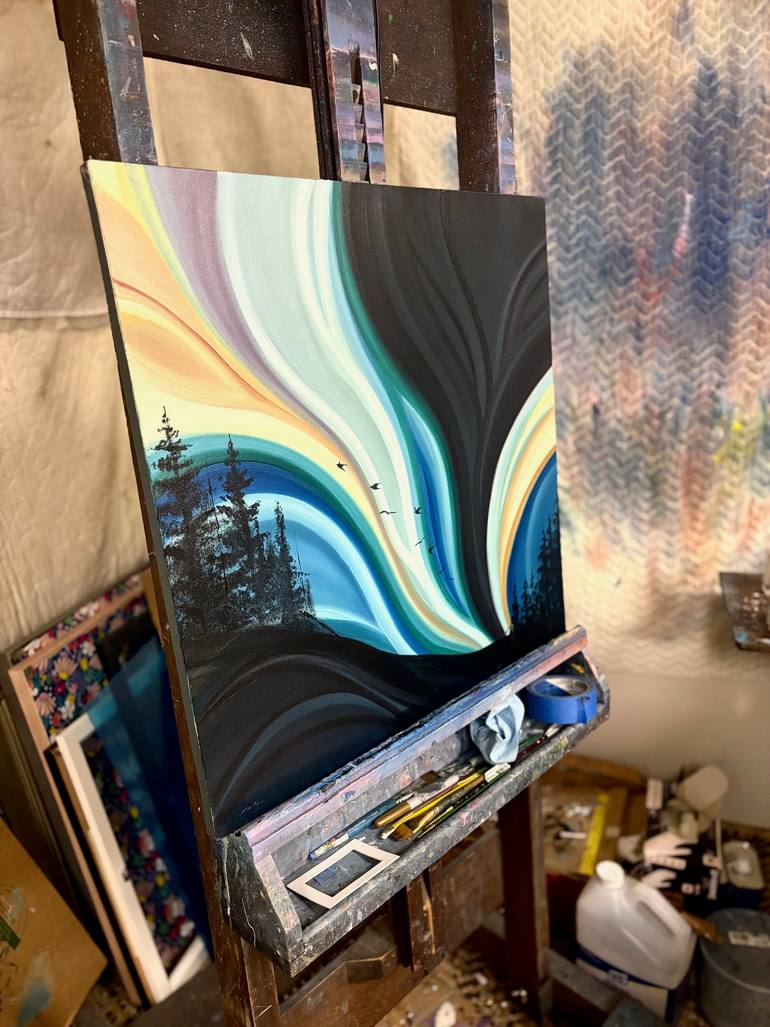 Original Abstract Light Painting by Laura Blue  Palmer