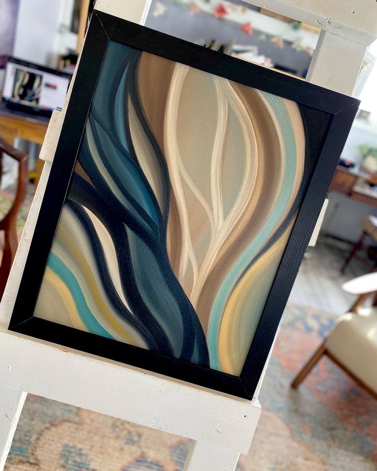Original Modern Abstract Painting by Laura Blue  Palmer