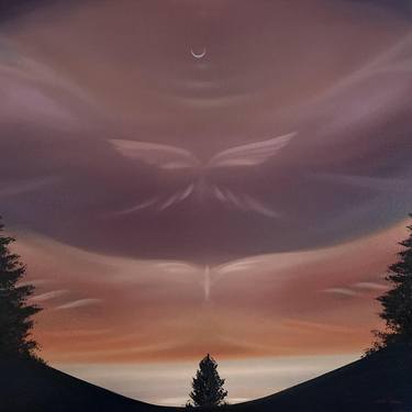 Original Surrealism Landscape Paintings by Laura Blue Palmer