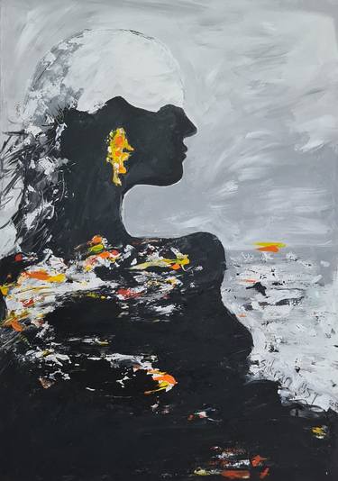 Original Fine Art Women Paintings by Şükran Üst