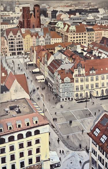 Original Expressionism Architecture Paintings by Marta Żygadło