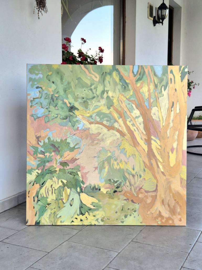 Original Abstract Expressionism Nature Painting by Marta Żygadło