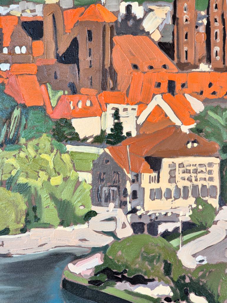 Original Contemporary Architecture Painting by Marta ŻYgadłO
