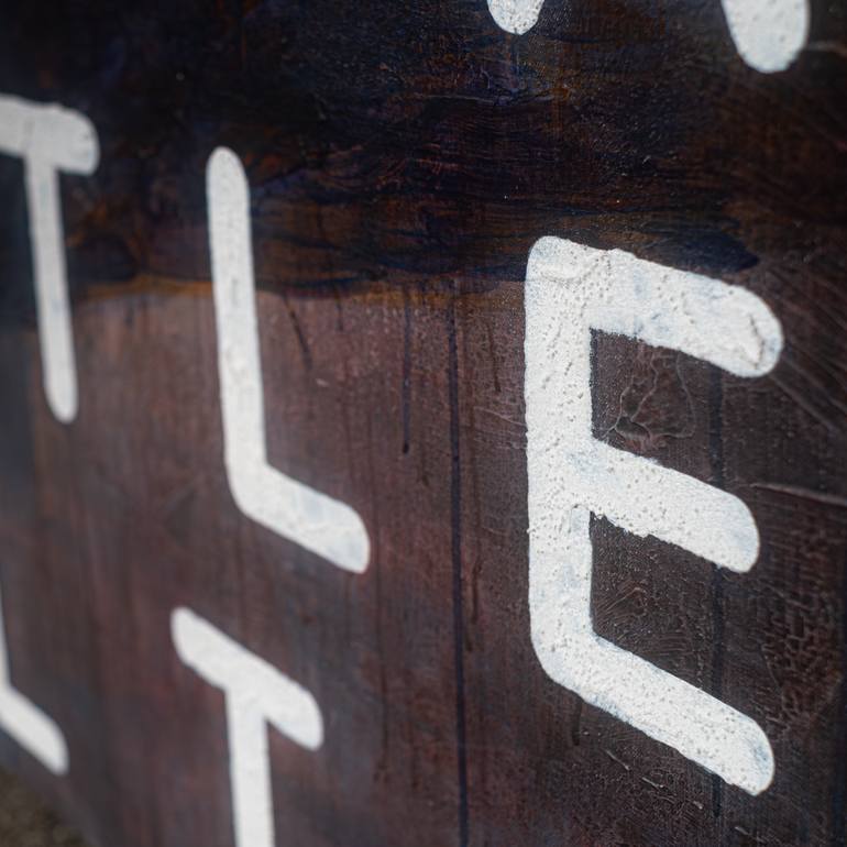 Original Contemporary Typography Painting by Jake Van Buskirk