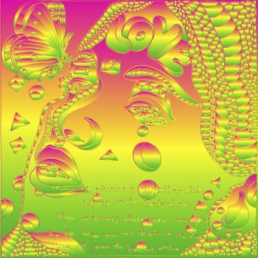 Original Installation Art Abstract Digital by Poly Jin