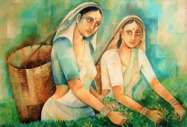 Original Impressionism Culture Paintings by Prasanna Upali