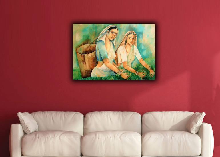 Original Impressionism Culture Painting by Prasanna Upali