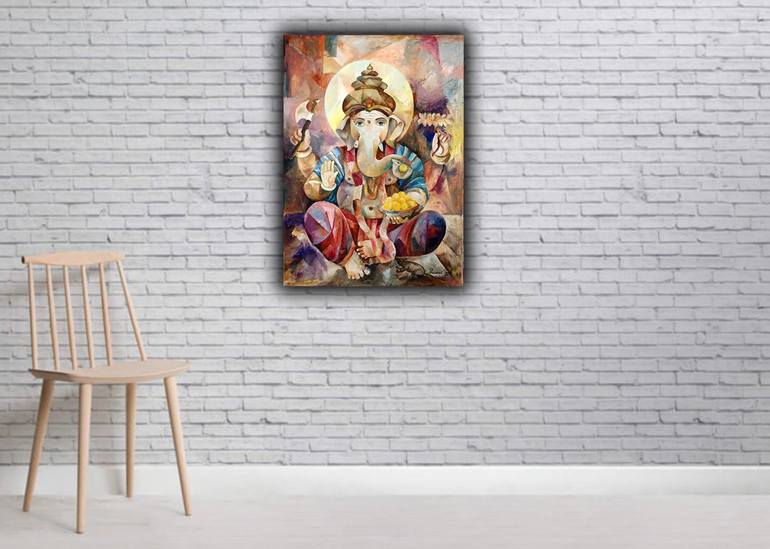 Original Impressionism Religion Painting by Prasanna Upali