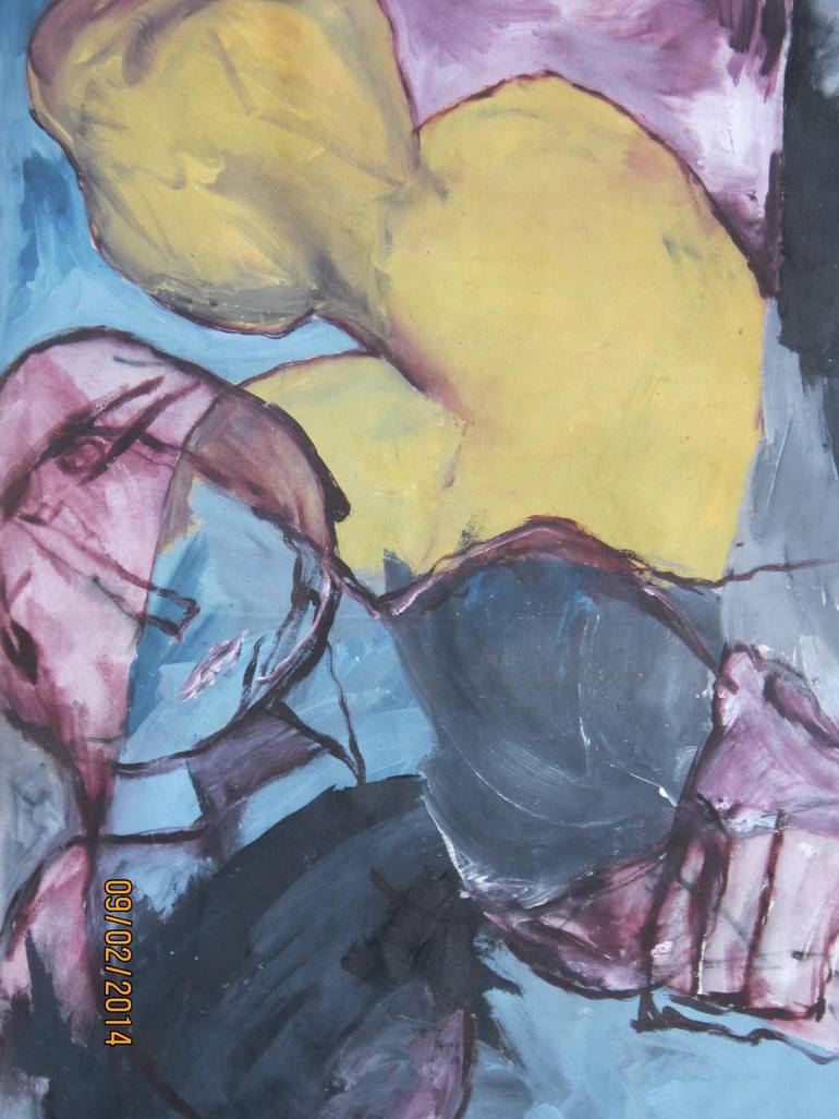 Print of Contemporary Women Paintings by Pradeep Jayatunga