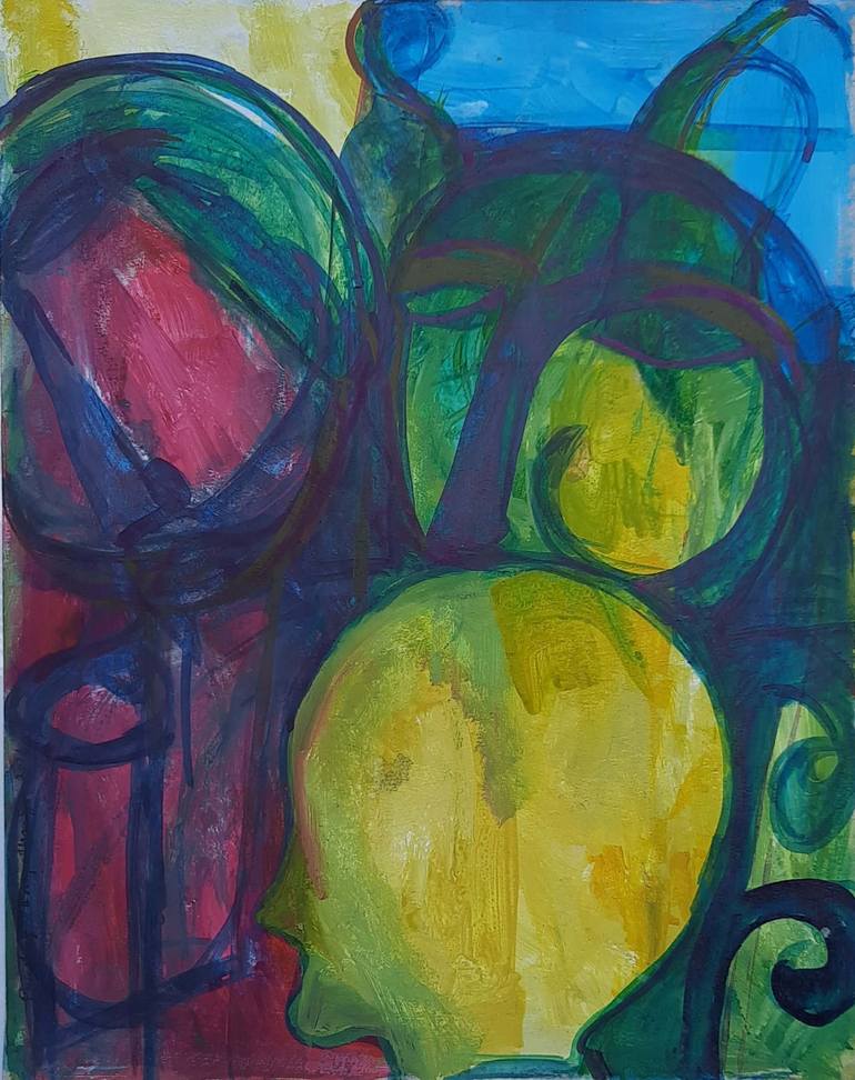 Original Abstract Expressionism Abstract Painting by Samantha Pradeep Jayatunga