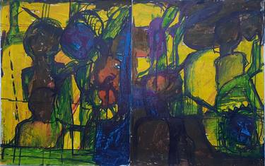 Original Abstract Expressionism Politics Paintings by Samantha Pradeep Jayatunga