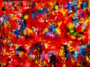 Original Abstract Expressionism Abstract Paintings by Nyunga Mekom