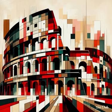 Original Abstract Cities Digital by Sal Dalle