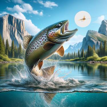 Original Realism Fish Digital by Sal Dalle