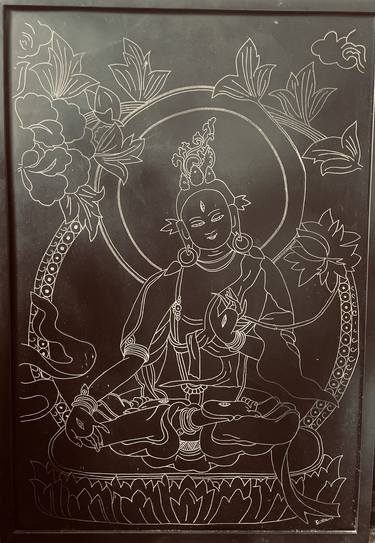 Siddhartha Gautama -  Metal Engraved by hand thumb