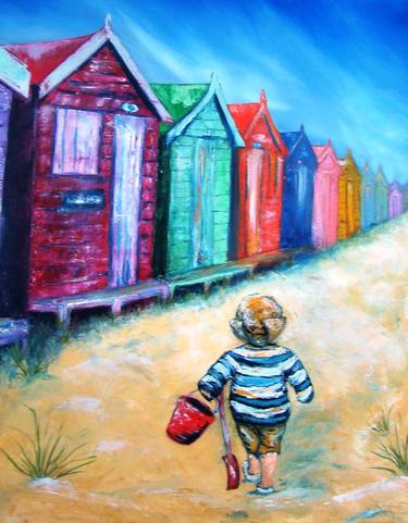 Original Impressionism Children Paintings by Nancy Richardson