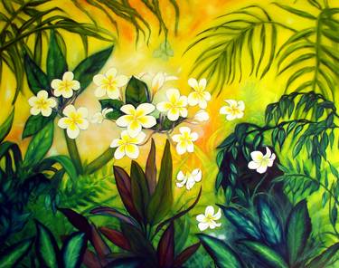Print of Expressionism Botanic Paintings by Nancy Richardson