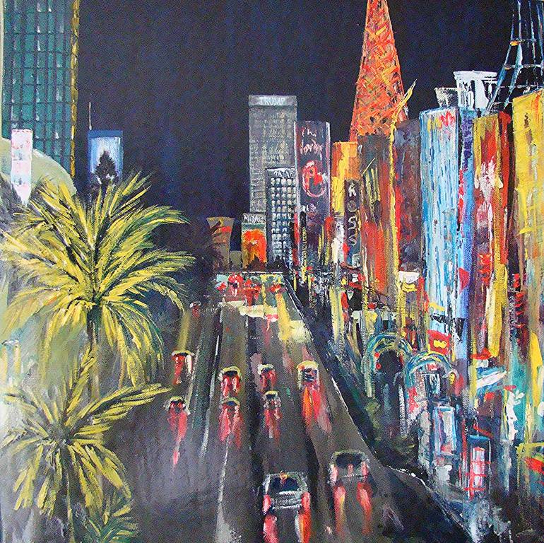 Viva Las Vegas a Fun and Funky PoP Art Painting of the Vegas