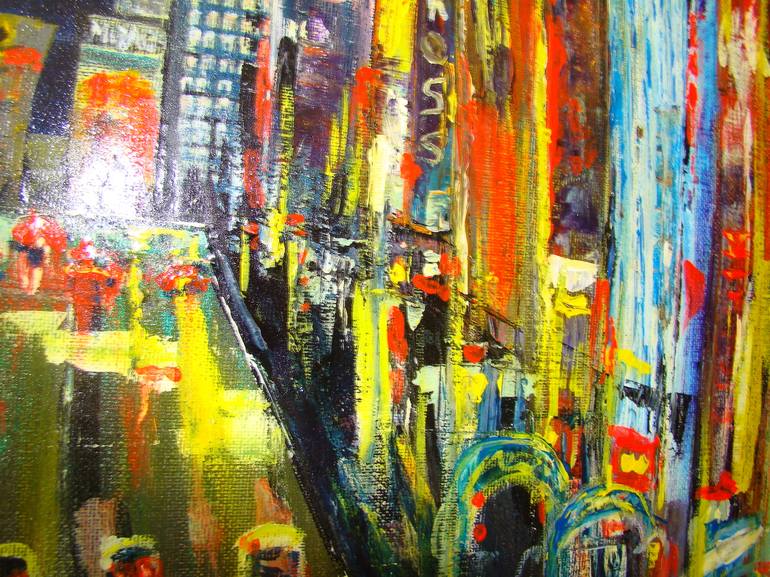 Original Impressionism Architecture Painting by Nancy Richardson